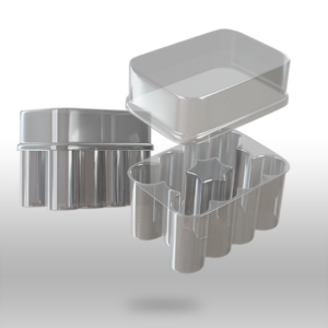 Plastic Storage Container for 10 vials (for 2ml or 3ml vials)